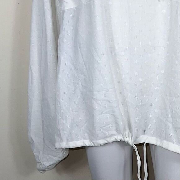 Heyson Dolman Sleeve Hooded Blouse with Drawstring Waist - Picture 3 of 13